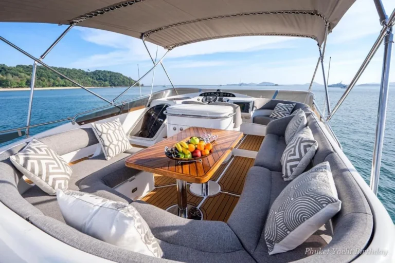 Frangipani 65 motor yacht with inflatable slide in Phuket (2)