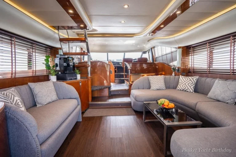 Frangipani 65 motor yacht with inflatable slide in Phuket (4)