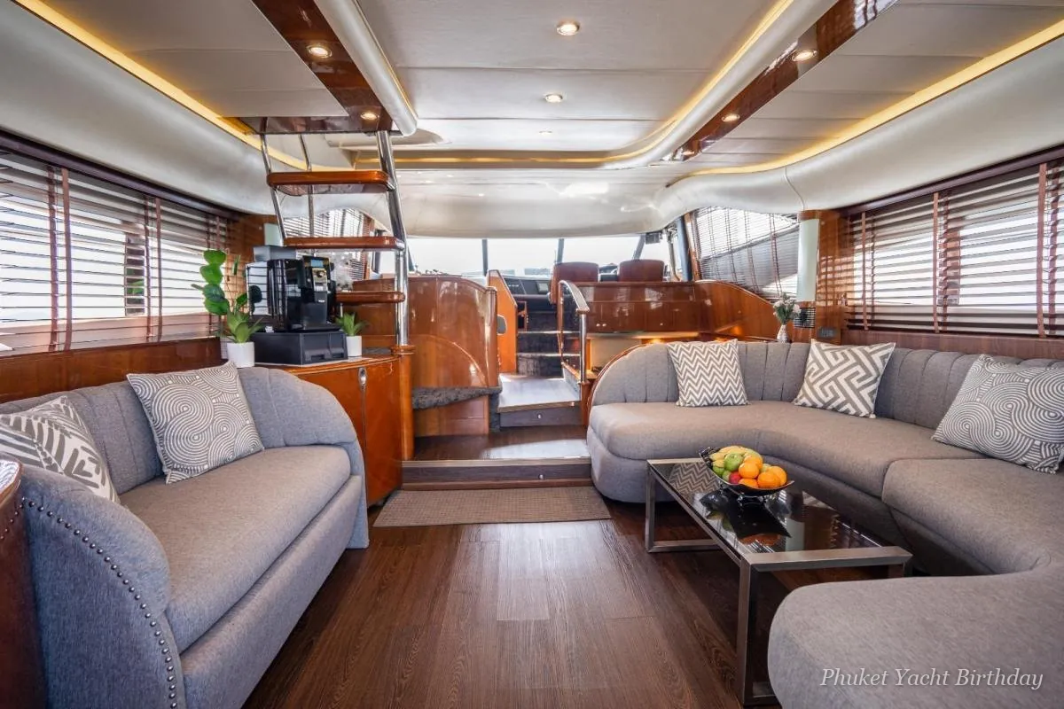 Frangipani 65 motor yacht with inflatable slide in Phuket (4)