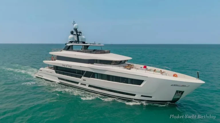 Orchid Crown 139 superyacht with sun-deck jacuzzi in Phuket