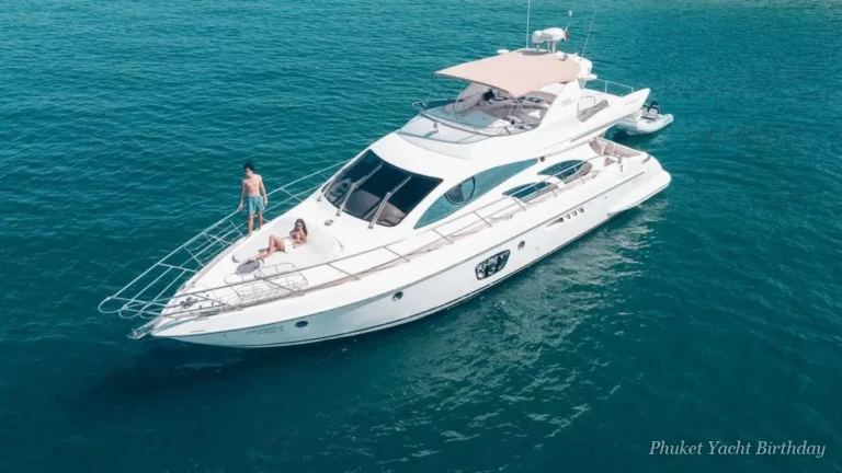 Ruby Sunset 55 motor yacht for small birthday parties in Phuket